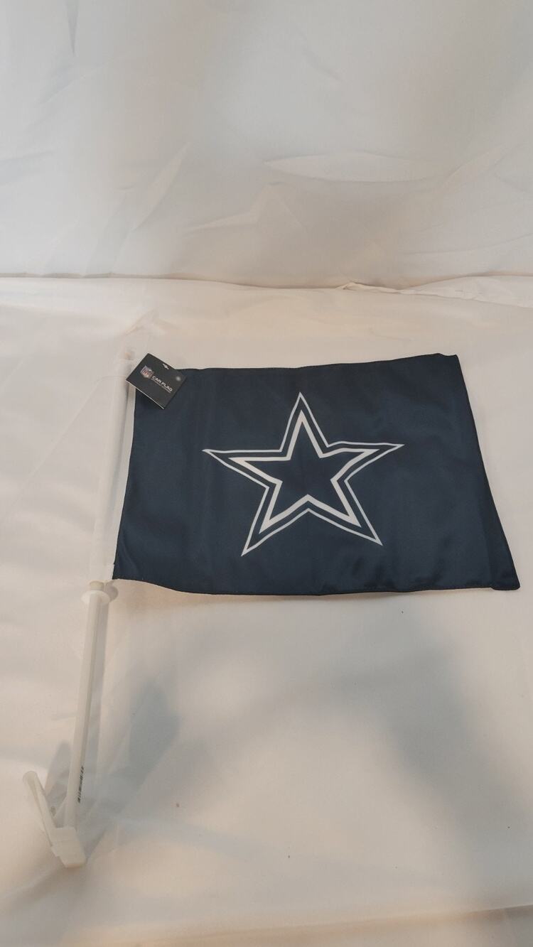 Dallas Cowboys NFL Car Flag SLS Officially Licensed Window Mount NWT